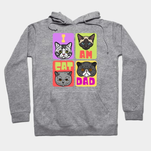 I'am cat dad Hoodie by ardianSZ